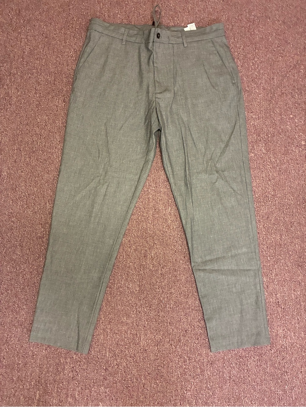 Zara Men's Gray Tailored Dress Pants